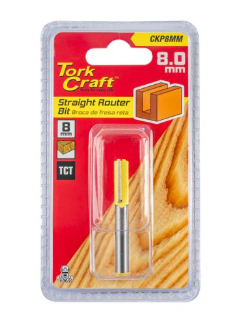 ROUTER BIT STRAIGHT 8MM