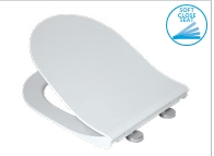 pvc arctic white toilet seat