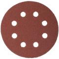 SANDING DISC 115MM 60 GRIT WITH HOLES 10/PK HOOK AND LOOP