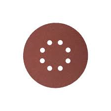 SANDING DISC 150MM 60 GRIT WITH HOLES 10/PK