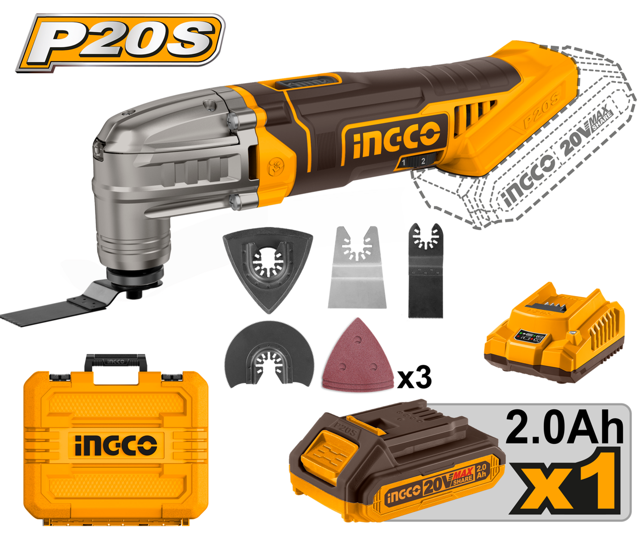 20V PS+ MULTI TOOL KIT + ASS BMC