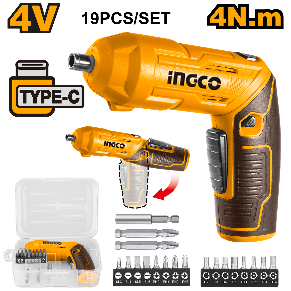 S/DRIVER CORDLESS 4V