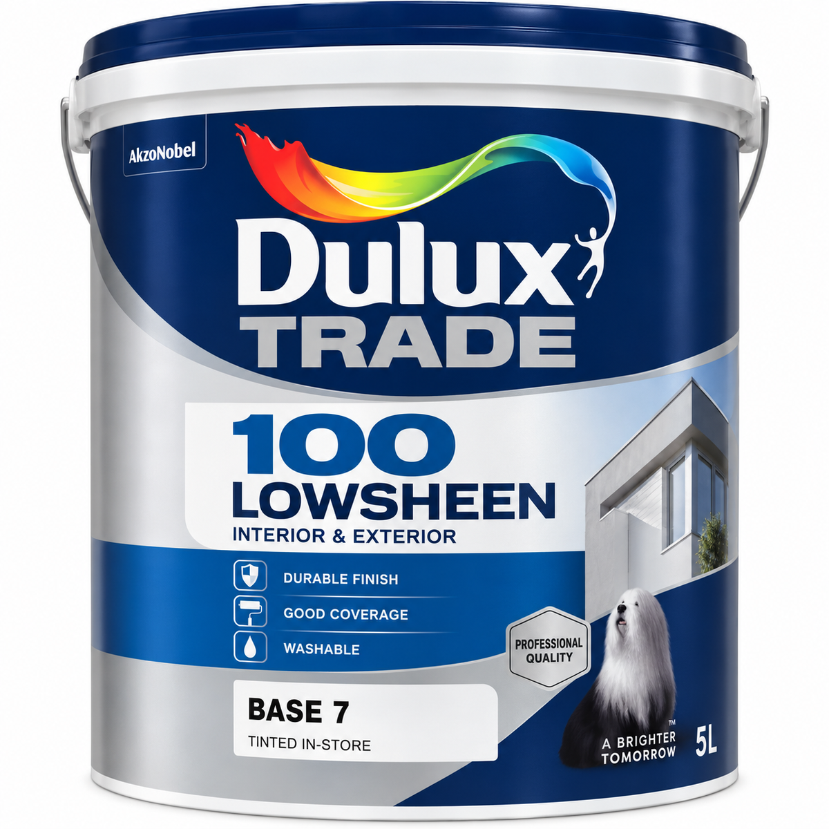 DULUX TRADE 100 LOWSHEEN BASE 7 5L