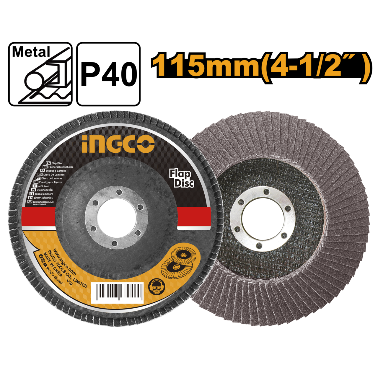 DISC FLAP 115X22MM P40