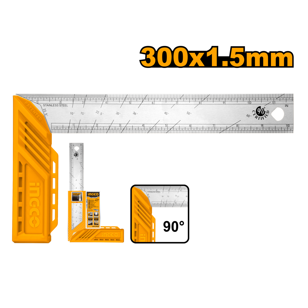 ANGLE SQUARE 300MM