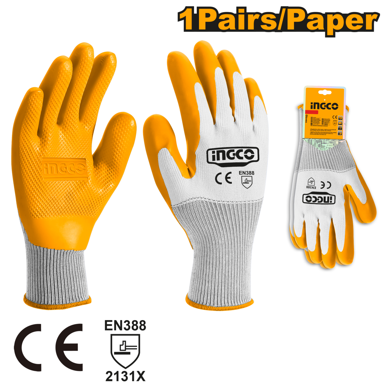 GLOVE WRIST LATEX HD DIP PALM XL