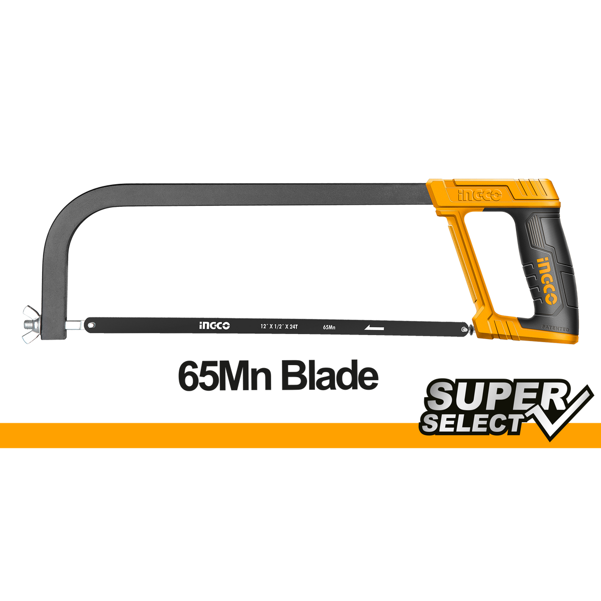 HACKSAW FRAME 300MM S/GRIP BL BLADE