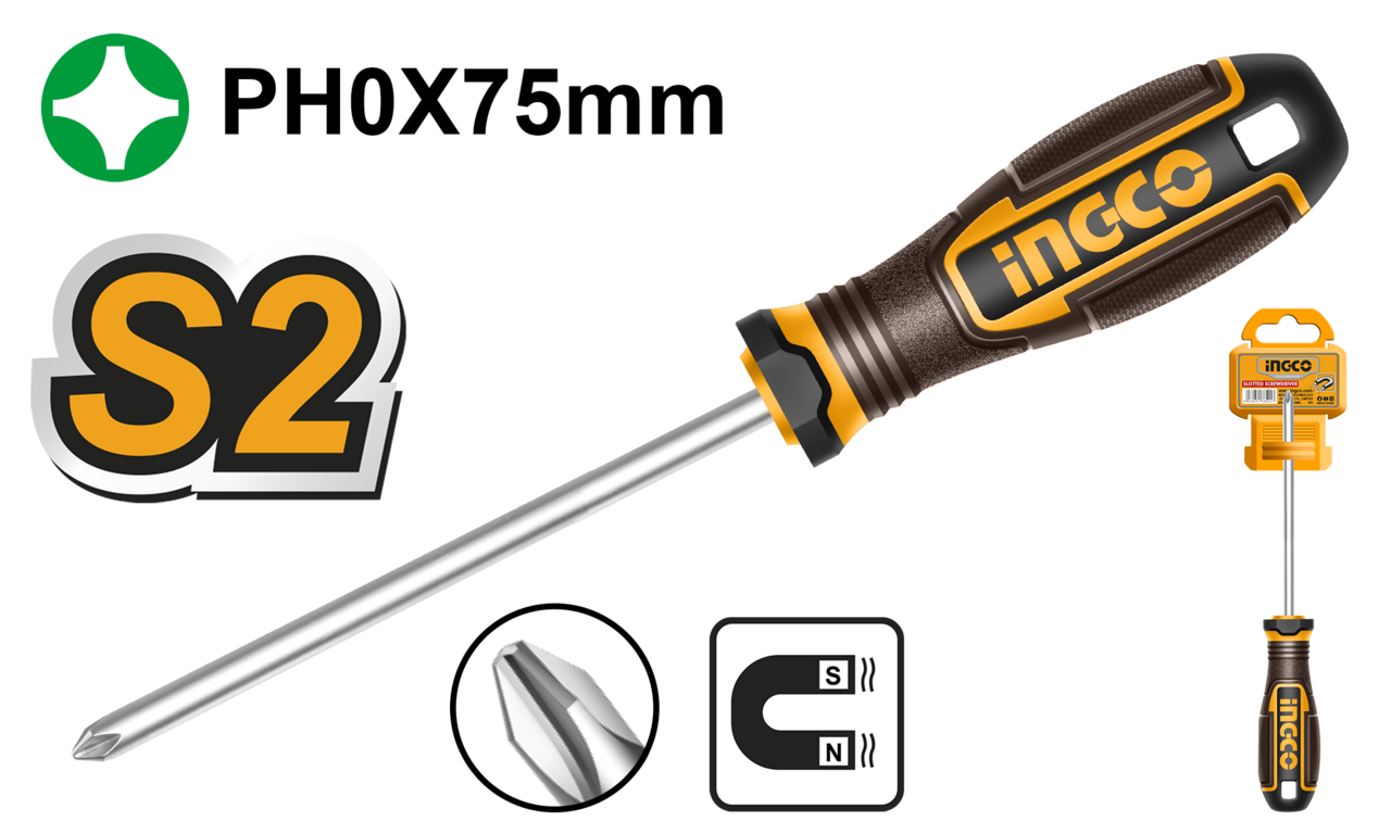 S/DRIVER S2 MAGNETIC PH0X75MM