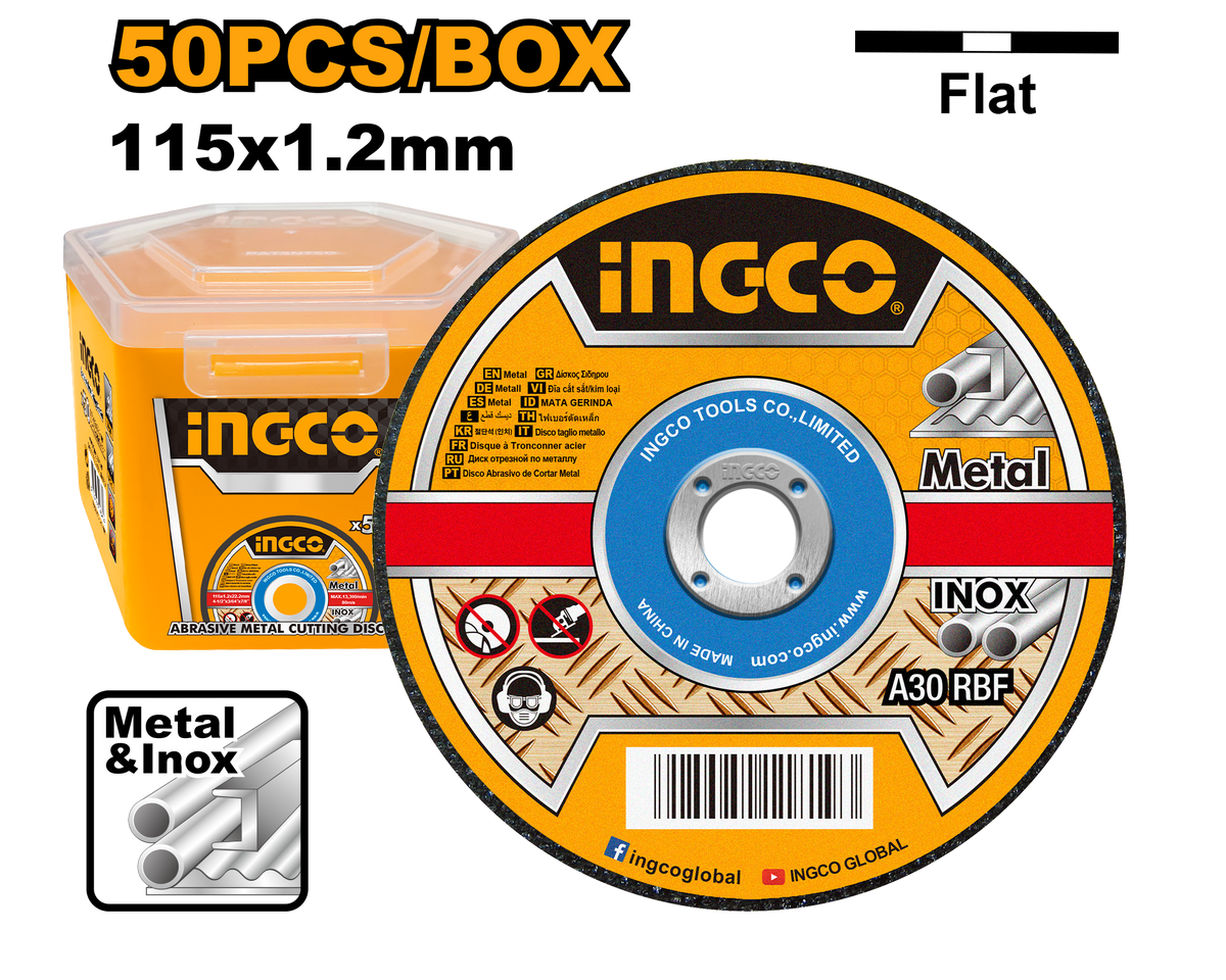 DISC CUT STEEL 115MM 50PC