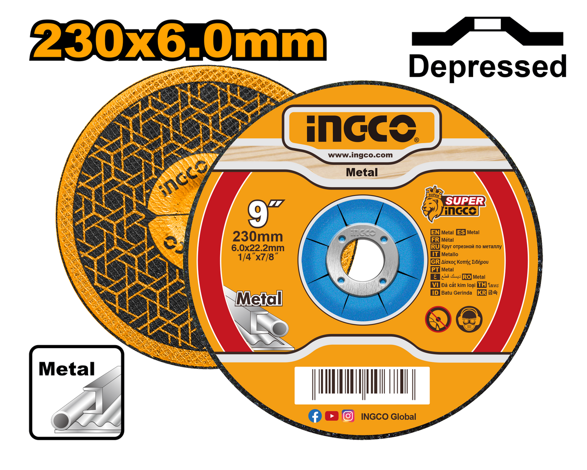 DISC GRIND STEEL 230X6.0X22.2MM