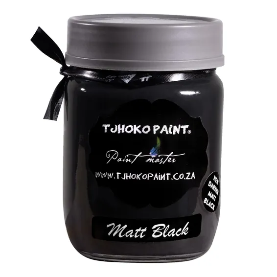 Tjhoko Paint Matt Black 250 ml
