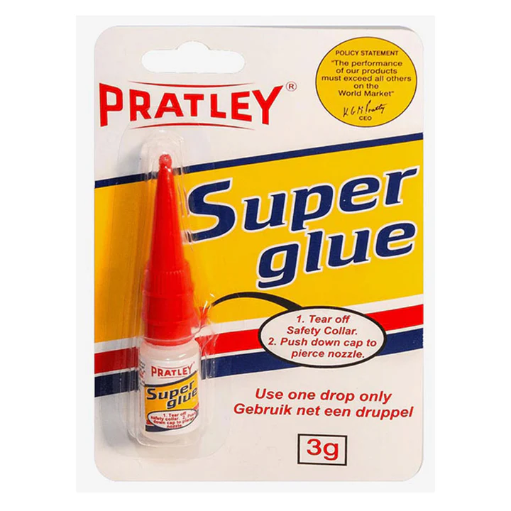 Pratley SUPERGLUE 3g Carded