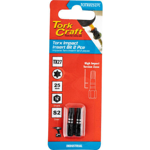 TORX IMPACT INSERT BIT TX27