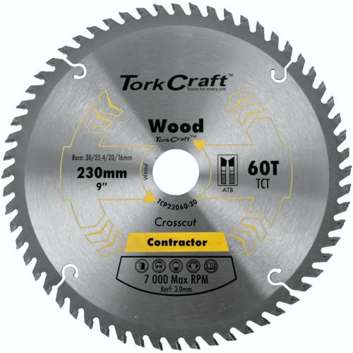 BLADE CONTRACTOR 230 X 60T 30/1/20/16 CIRCU