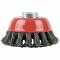WIRE CUP BRUSH TWISTED 100MMXM14 BLISTER