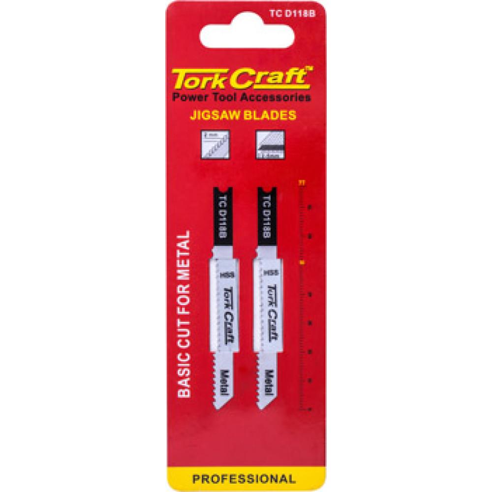 U-Shank Jigsaw Blade 12TPI Metal 2mm