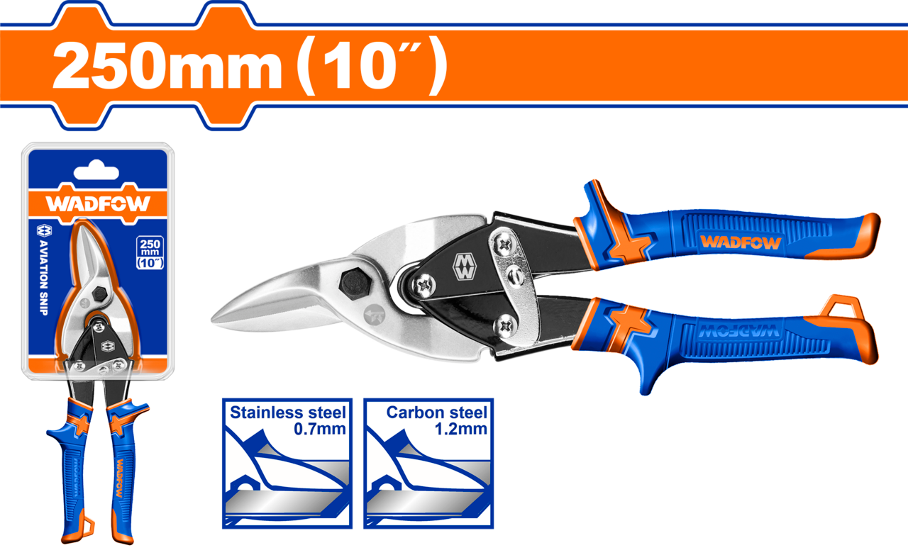 TIN SNIP AVIATION RIGHT 250MM
