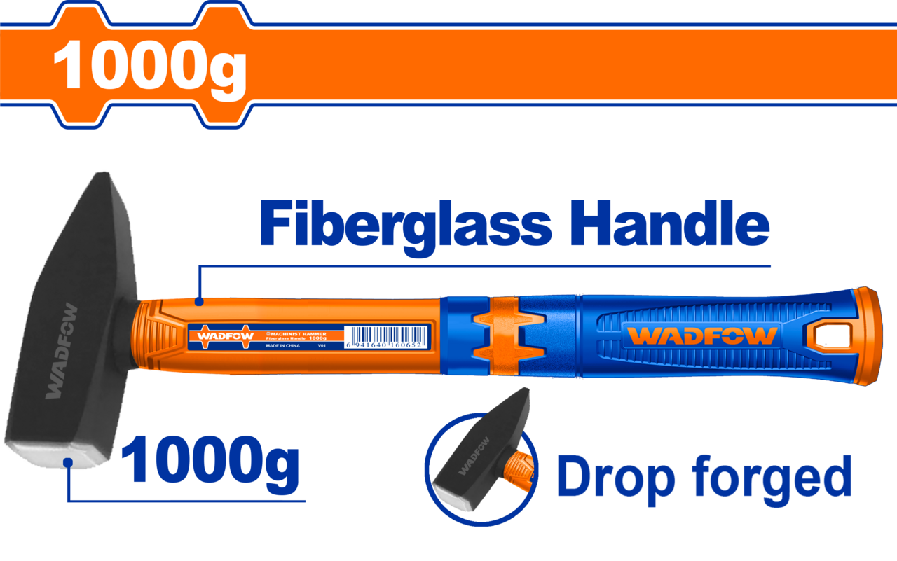 HAMMER MACHINIST D/F 45 CB F/G HNDLE 1KG