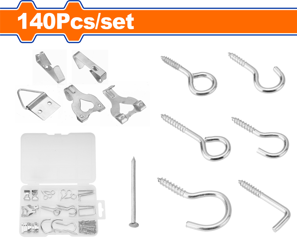 SCREW&HOOK SET 140PCS