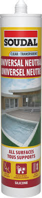 Soudal Universal clear silicone 270ml
