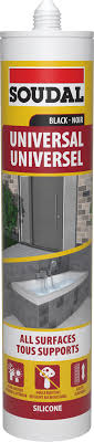 Soudal Universal silicone Black