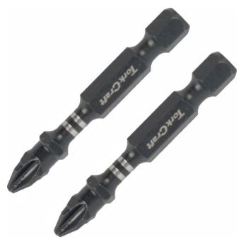 IMPACT PHIL.2 X 50MM POWER BIT 2/CARD PH2