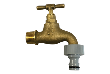 Garden Tap Rb 1/2x 3/4x1/2`` Light Pattern SABS