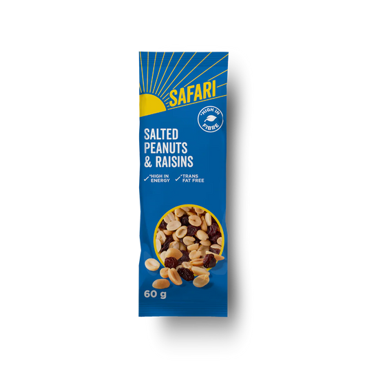 Safari Peanuts & Raisins 60g