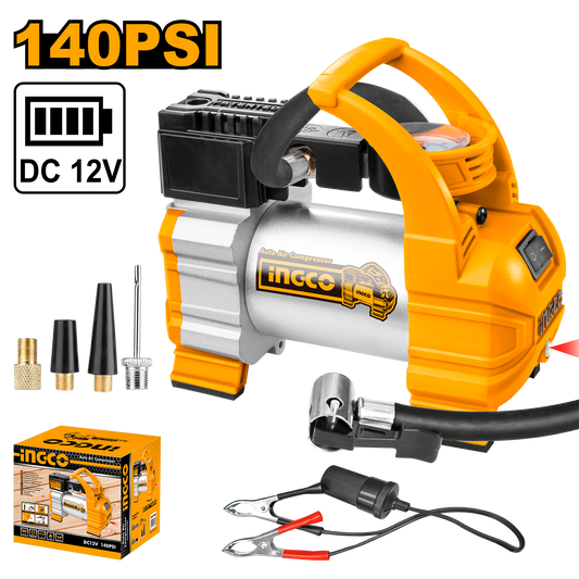 AUTO AIR COMP 12V 140PSI 35L/MIN 10BAR