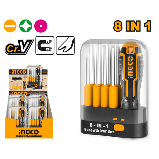 ING 8IN1 SCREWDRIVER SET