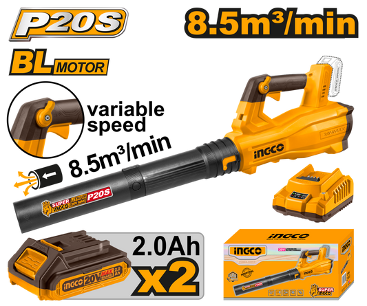 20V PS+ C/L BLOWER X2 2.0AH + CHARGER
