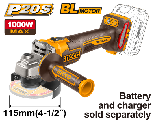 115MM C/L GRINDER 1000W B/L