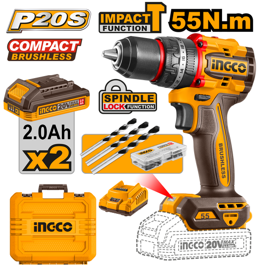 20V 55NM IMPACT DRILL KIT