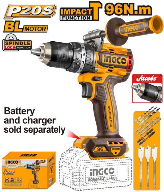 20V 96NM IMPACT DRILL