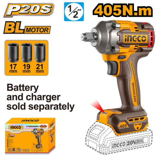 20V Lithium-Ion IMPACT WRENCH 405NM