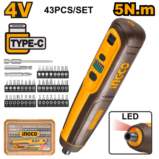 4V CORDLESS SCREWDRIVER