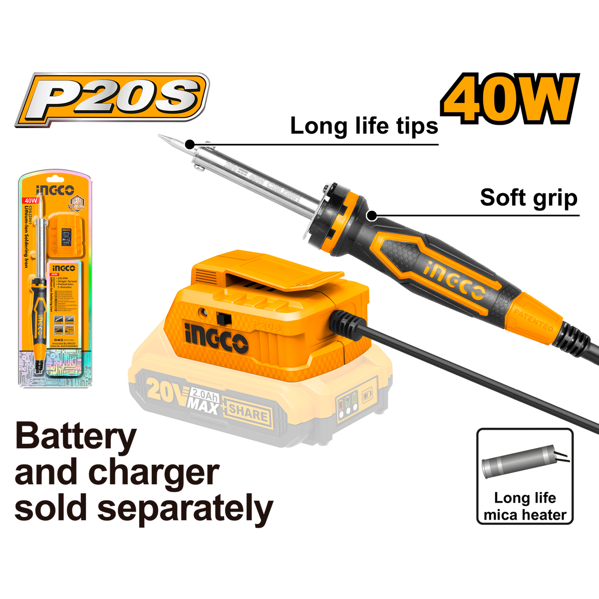 20V PS+ C/L SOLDERING IRON