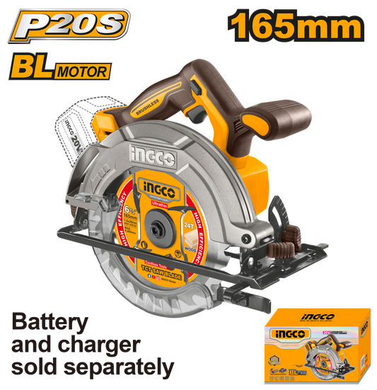 CIRCULAR SAW 165MM 20V