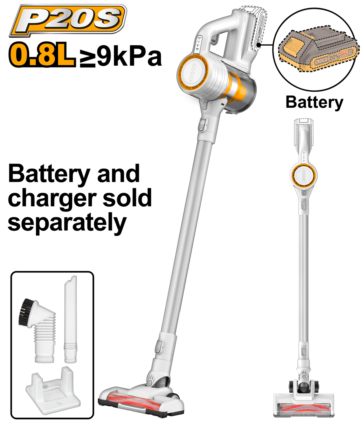 20V PS+ C/L VACUUM 0.8L