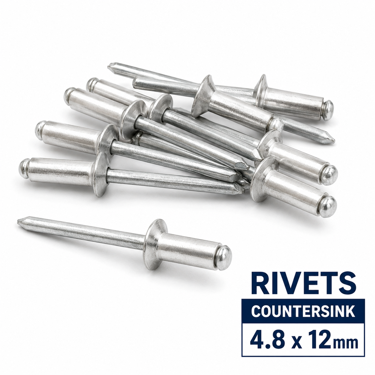 RIVETS COUNTERSINK 4.8X12MM