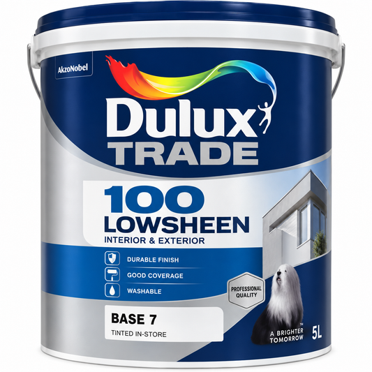DULUX TRADE 100 LOWSHEEN BASE 7 5L