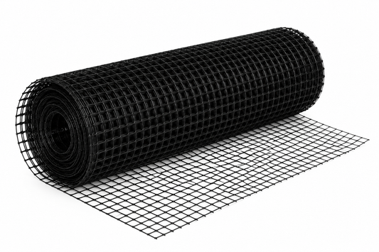 PLASTIC MESH 30X30 BLACK