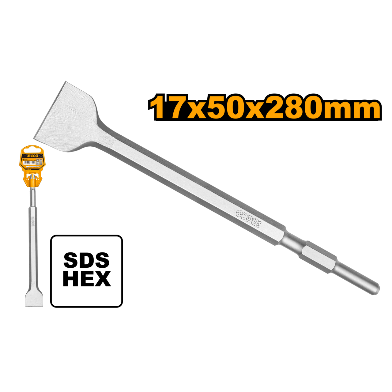 INFCO HEX CHISEL 17X280X50MM