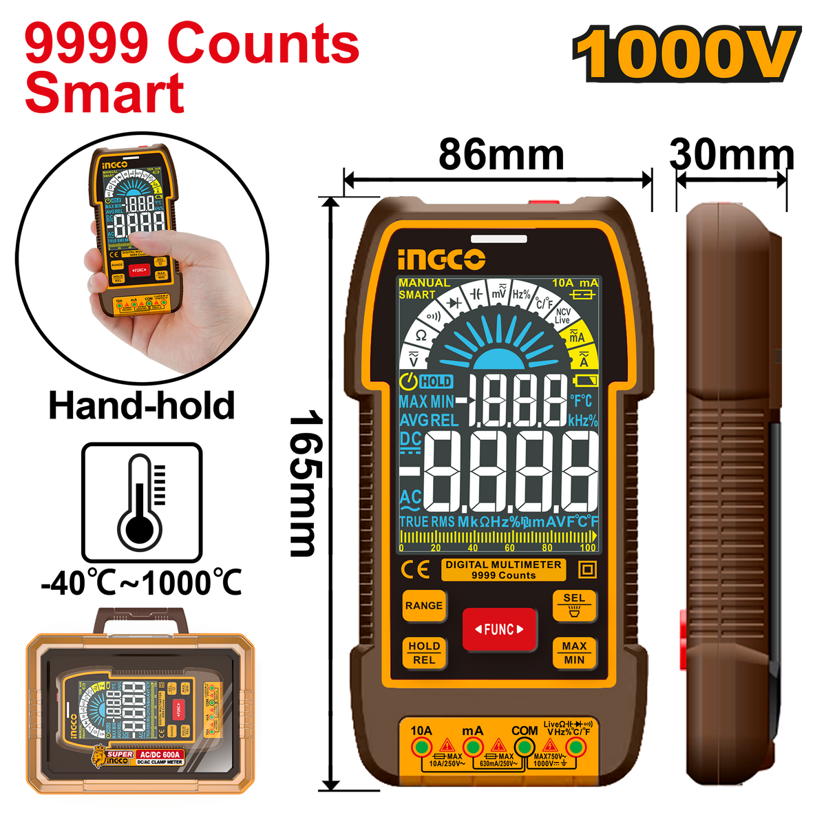 MULTIMETER AUTO RANGE TRUE RMS
