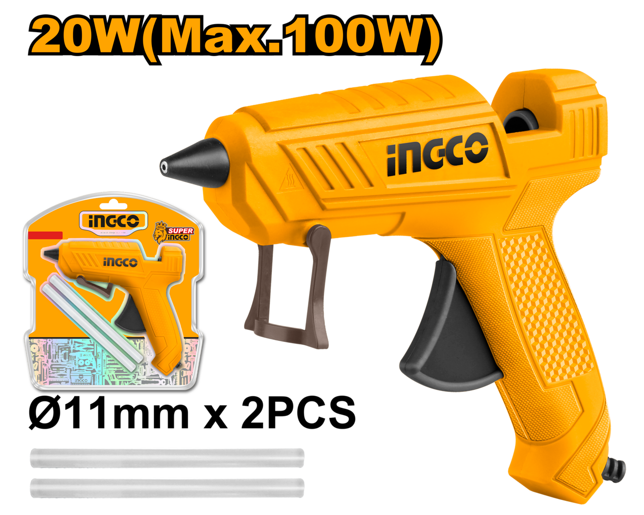 GLUE GUN 100W + 2PC G/STICK