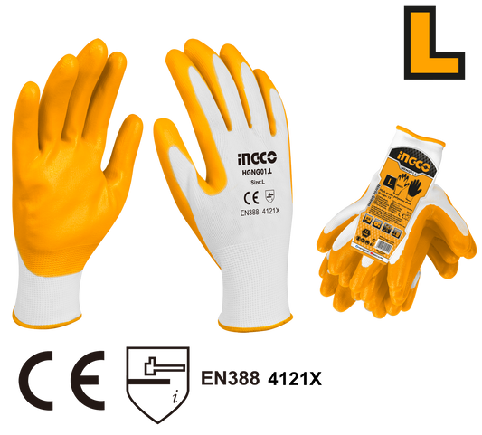 GLOVE NITRILE PALM SZ L