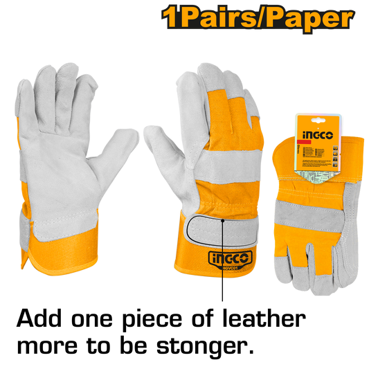 GLOVE WRIST COW LEATHER 260MM