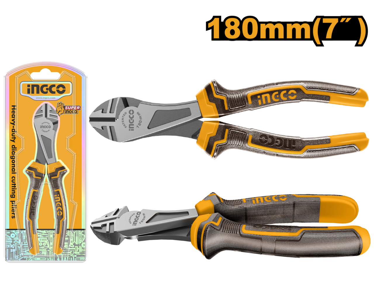 PLIER DIAGONAL H/D 180MM