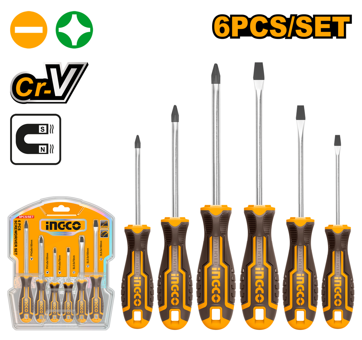 S/DRIVER SET CARD CRV 6PC