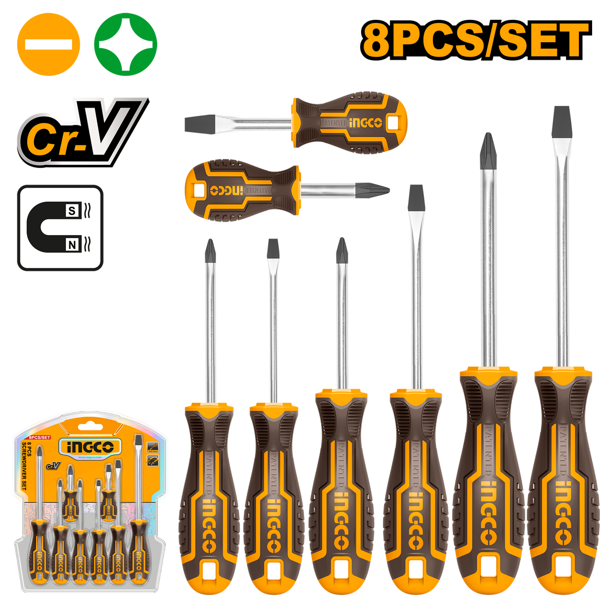 S/DRIVER SET CR V 8PCS